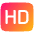 Quality Hd Icon from Plump Gradient Set