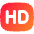 Quality Hd Icon from Flex Gradient Set