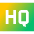 Quality Hq Icon from Sharp Gradient Set