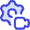 Settings Video Camera Icon from Flex Duo Set