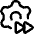 Settings Video Playback Timelapse Icon from Core Line Set