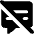 Subtitle Cc Off Icon from Core Solid Set