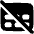 Subtitle Cc Off Icon from Plump Solid Set