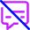 Subtitle Cc Off Icon from Core Neon Set