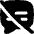 Subtitle Cc Off Icon from Flex Solid Set