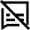Subtitle Cc Off Icon from Sharp Line Set
