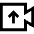 Upload Video Icon from Sharp Line Set