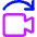 Video Camera Replacement Icon from Core Neon Set