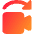 Video Camera Replacement Icon from Core Gradient Set