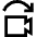 Video Camera Replacement Icon from Sharp Line Set