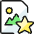 Image File Star Icon from Ultimate Colors Set