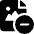 Image File Subtract Icon from Ultimate Bold Set