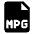 Video File Mpg Icon from Nova Solid Set