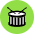 Drum Icon from Kameleon Pop - Free Set
