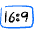Composition 16 To 9 Icon from Freehand Duotone - Free Set