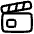 Film Slate Icon from Plump Line - Free Set