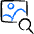 Image File Search Icon from Freehand Duotone - Free Set