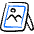 Photo Frame Landscape Icon from Freehand Duotone - Free Set