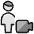 Single Man Actions Video Icon from Ultimate Colors - Free Set