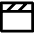 Movies Scene Clapboard Icon from Nova Line - Free Set