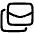 Email All Stacked Icon from Plump Line Set