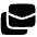 Email All Stacked Icon from Plump Solid Set