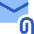 Email Attachment Icon from Sharp Flat Set