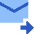Email Forward Icon from Sharp Flat Set