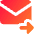 Email Forward Icon from Core Gradient Set