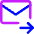 Email Forward Icon from Core Neon Set