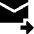 Email Forward Icon from Sharp Solid Set