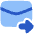 Email Forward Icon from Plump Flat Set