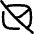 Email Off Disabled Icon from Flex Line Set