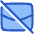Email Off Disabled Icon from Plump Duo Set