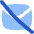 Email Off Disabled Icon from Flex Flat Set