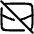 Email Off Disabled Icon from Plump Line Set