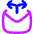 Envelope Mail Arrow Split Branch Icon from Flex Neon Set
