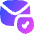 Envelope Mail Shield Protection Icon from Flex Gradient Set