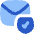 Envelope Mail Shield Protection Icon from Flex Flat Set