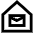 Home Mailing Address Icon from Sharp Line Set