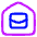 Home Mailing Address Icon from Plump Neon Set