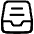 Inbox Content Icon from Plump Line Set