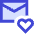 Inbox Favorite Heart Icon from Sharp Duo Set | Free Download as SVG Vector and Transparent PNG | Streamline icons