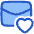 Inbox Favorite Heart Icon from Plump Duo Set | Free Download as SVG Vector and Transparent PNG | Streamline icons