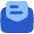 Inbox Open Icon from Plump Flat Set