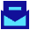 Inbox Open Icon from Sharp Pop Set