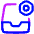 Inbox Setting Bolt Nut Icon from Plump Neon Set