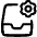 Inbox Setting Gear Icon from Plump Line Set
