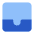 Inbox Solo Icon from Core Flat Set