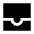 Inbox Solo Icon from Sharp Solid Set